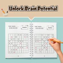 Sudoku Puzzle Notebooks, Beginner To Challenge Number Grid Logic Games, Brain Training, Math Thinking, Concentration & Problem-Solving Practice, Daily Logic Reasoning, Screen-Free Learning For Home, Classroom, Travel & Quiet Time - Sudoku Difficulty Level - View 9