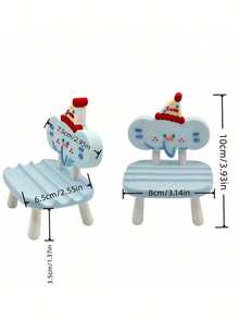 1pc Cute Cartoon Phone Stand, Creative Stool Design, Suitable For Phone Or Tablet, Upright Phone Holder, Phone Decoration, Phone Stand, Gift, Graduation Gift, Home Decor, Room Decor - Multicolor - View 8