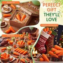 Tachimi 1pc Carrot Mainstream Play Goods, Crispy Squishy Pocket Squeeze Toy, High‑Demand Fidgettoys For Toy Collection Projects, Nice Pick To Expand The Scale Of Personal Toy Stock Reserves Shipped Randomly - Multicolor - View 4