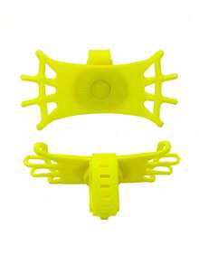 1pc 360° Rotatable Elastic Band Tubular Mount Bracket, Flexible Silicone Wrap Fixing Holder, Universal Handheld Device Mount, Suitable For Round Tube Handle, Home Outdoor Travel Supplies - Multicolor - View 11