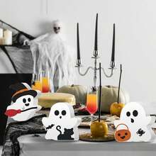 1pc Halloween Ghost Element Office Desk Decor Ornament, Personalized Home Decoration Party, Holiday Gift - Multicolor - View 6