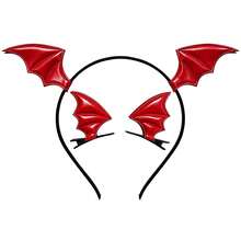 Bộ 3 băng đô cánh dơi Halloween kèm kẹp tóc cánh quỷ, phụ kiện hóa trang Halloween, cosplay và tiệc hóa trang - A - Xem 8