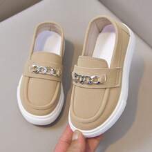 Boys, Girls, Slip-On Shoes, Lightweight, Comfortable, All Season, School, Gift - Khaki - View 4