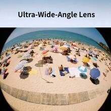 1pc Black Wide Angle Fisheye Phone Lens, 180 Degree Fisheye Effect, Combines Wide Angle Macro Magnification Selfie Function, Universal Clip-On Installation, Compatible With Most IOS And Android Models, Phone External Shooting Accessory - 1pc External Phone Camera Lens - View 10