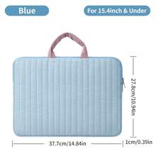 DANYCASE Tas Pelindung Laptop untuk Laptop 11-15,4 Inci, Kompatibel dengan Air 13,3/13,6/15,3 Pro 13/3,3 Generasi ke-7/ke-8, Air Generasi ke-5/ke-6/ke-7, dan Tablet Genggam, dengan Kompartemen Internal - MultiWarna - View 10