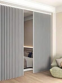 Bohemian Style Living Room Folding Partition Curtain, Privacy Protection, Easy Installation, All Season Applicable, Home Rental Space Partition Door Curtain - Type a - View 5
