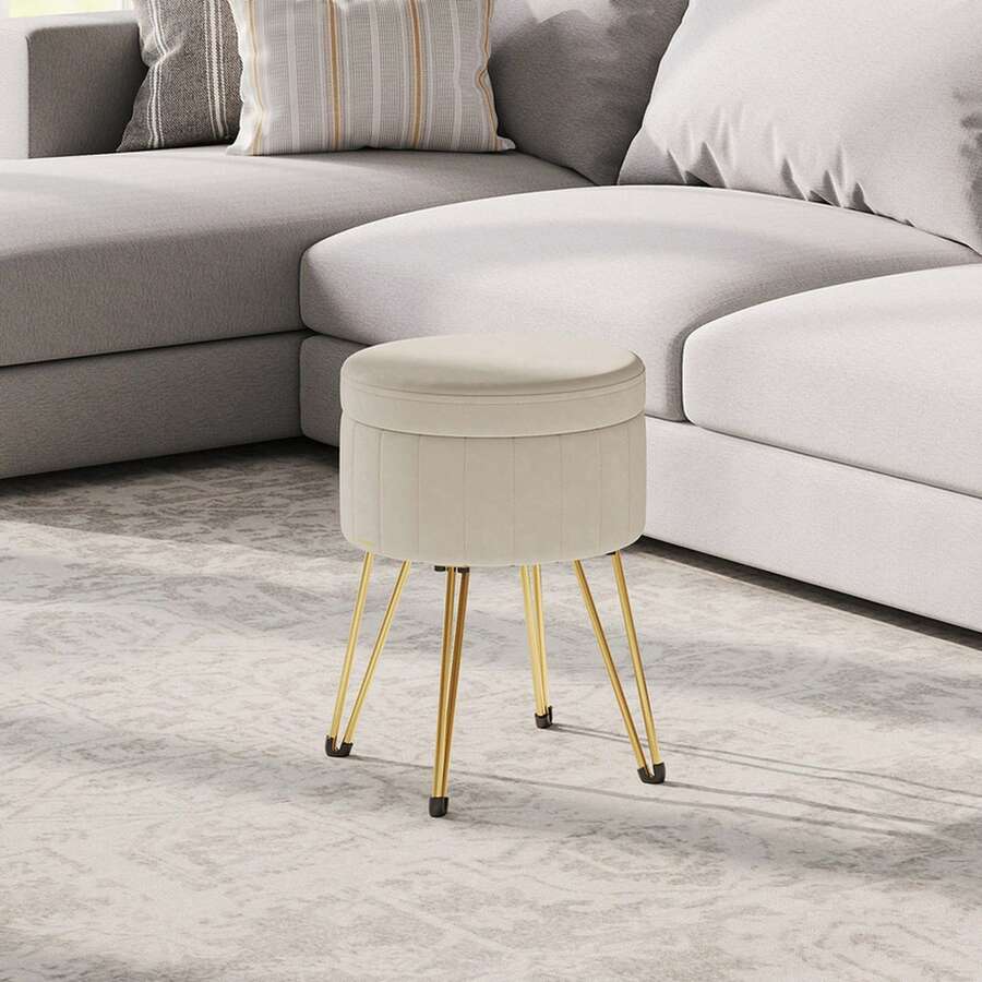 Taburetes de tocador - Blanco - Ver 1