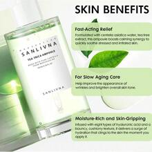 100ml Centella Asiatica & Tea Tree Oil Facial Serum, Deeply Nourishing, Soothing & Moisturizing For Sensitive Skin, Anti-Aging, Suitable For All Skin Types, Great Gift For Women And Girls - Centella Asiatica Tea Tree Extract - View 4