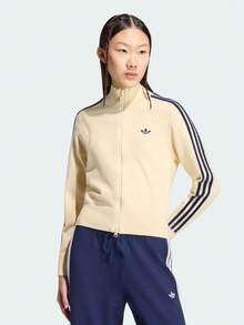 Adidas Originals 女款 KNIT FB TT 針織無領外套 KS6797 - 米色 - 查看 1