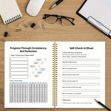 Life Reset Planner, Life Reset Checklist, Redesign Your Habits, Sleep Hygiene Checklist, Self-Development Workbook - Planner - View 3