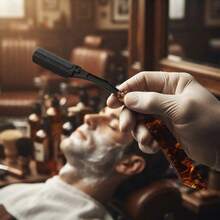 Folding Straight Razor With Tortoise Shell Handle, Barber Shaving Razor For Beard Trimming And Grooming - Safety Razor - View 4