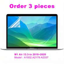 3 قطع فيلم حماية الشاشة المضاد للانعكاس ل- Neo 13 بوصة A3404 A18 Pro 14 16 M5 M4 M3 Air 13 15 بوصة 2026 فيلم حماية مطفي مضاد للانعكاس والخدش ل- Pro 13 بوصة M2 M1 مضاد للبصمات - مشاهدة 13