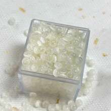 10g/Pack, Approx. 150pcs, Approx. 2*4mm Colorful Shiny Abacus-Shaped ...