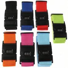 2pcs Travel Luggage Security Lock Durable Nylon Packing Straps - A - View 2