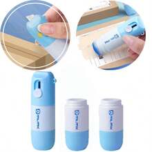 2-In-1 Portable Identity Cover Stamp Correction Tool, Includes Pen And Box Cutter, Pocket Size, Address Blocker, Identity Masking Tool, With Box Cutter, For Covering ID Address, Multi-Functional Reusable Tool, Packaging Labels, Bills, Office And Home Supplies - Multicolor - View 8
