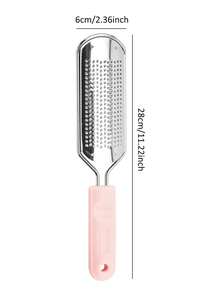 Stainless Steel Foot File, Suitable For Foot Care And Spa, Used To Remove Dead Skin, Cracks And Calluses. Foot File Pumice Stone, Corn Remover, Foot Treatment Tool, Professional Foot Care, Unisex - Multicolor - View 5