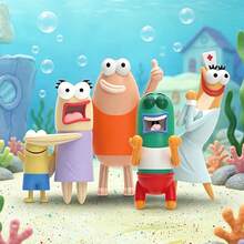 Miniso Mini Grain Figure‑Residents Of Bikini Bottom Blind Box, SpongeBob SquarePants Mini Character Model, Exquisite Desktop Display Ornament, Surprise Collectible Toy, Nice Present For Hobby Collectors (1PC Random Delivery) - Multicolor - View 2