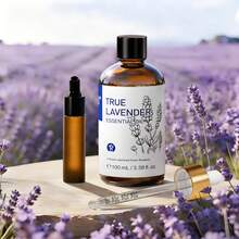 Minyak Esensial Lavender Murni HIQILI, Aroma Tahan Lama, 100mL/30mL/10mL, Cocok untuk Relaksasi, Diffuser Aromaterapi, Pelembap Udara, Perawatan Kulit dan Rambut, Pijat, Pewangi DIY, Pembuatan Sabun dan Lilin, 100ml dan 30mL dengan Pipet Kaca - lavendel - View 2