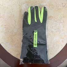1 Pair Winter Warm Touchscreen Gloves, Unisex Thermal Lined Anti-Slip Gloves, Suitable For Cold Weather Cycling, Driving, Running, Fishing And Outdoor Sports. - Multicolor - View 9