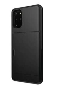 For Galaxy Case, Anti-Drop Two-In-One PC Card Case For Mobile Phone, Suitable Compatible With Apple 17 Promax 17 Pro 17e 16E 15 14 13 12 11 18 Models. 2-In-1 Shock-Proof Mobile Phone Protection Case, With Card Slot And Wallet-Style Design. - Black - View 61