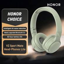 HONOR CHOICE Headphones Lite 無線藍牙貼耳式耳機，82小時續航，40mm動圈單體強勁低音，輕量可折疊，AI清晰通話，雙設備連接，適合旅行、辦公與音樂 - 查看 12