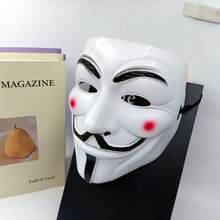 New V-Face Mask 2pcs Cosplay Party, Ball Performance Costume Props Halloween - Multicolor - View 2