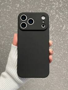 1pc 5 Colors Optional Solid Matte Phone Case Covers Unisex Minimalist All-Match Style Daily Versatile Black Beige Pink Blue Purple TPU Soft Shell Full Coverage Anti-Drop Compatible With IPhone Case,Compatible With IPhone17 /Compatible With IPhone17 Promax/Compatible With IPhone16 /Compatible With IPhone 15 /Compatible With IPhone 14 Pro Max Fast Shipping - Multicolor - View 8