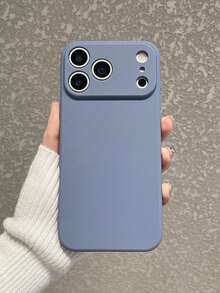 1pc 5 Colors Optional Solid Matte Phone Case Covers Unisex Minimalist All-Match Style Daily Versatile Black Beige Pink Blue Purple TPU Soft Shell Full Coverage Anti-Drop Compatible With IPhone Case,Compatible With IPhone17 /Compatible With IPhone17 Promax/Compatible With IPhone16 /Compatible With IPhone 15 /Compatible With IPhone 14 Pro Max Fast Shipping - Multicolor - View 10