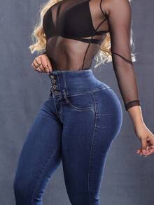 IDYLLIC Women Jeans - Blue - View 4