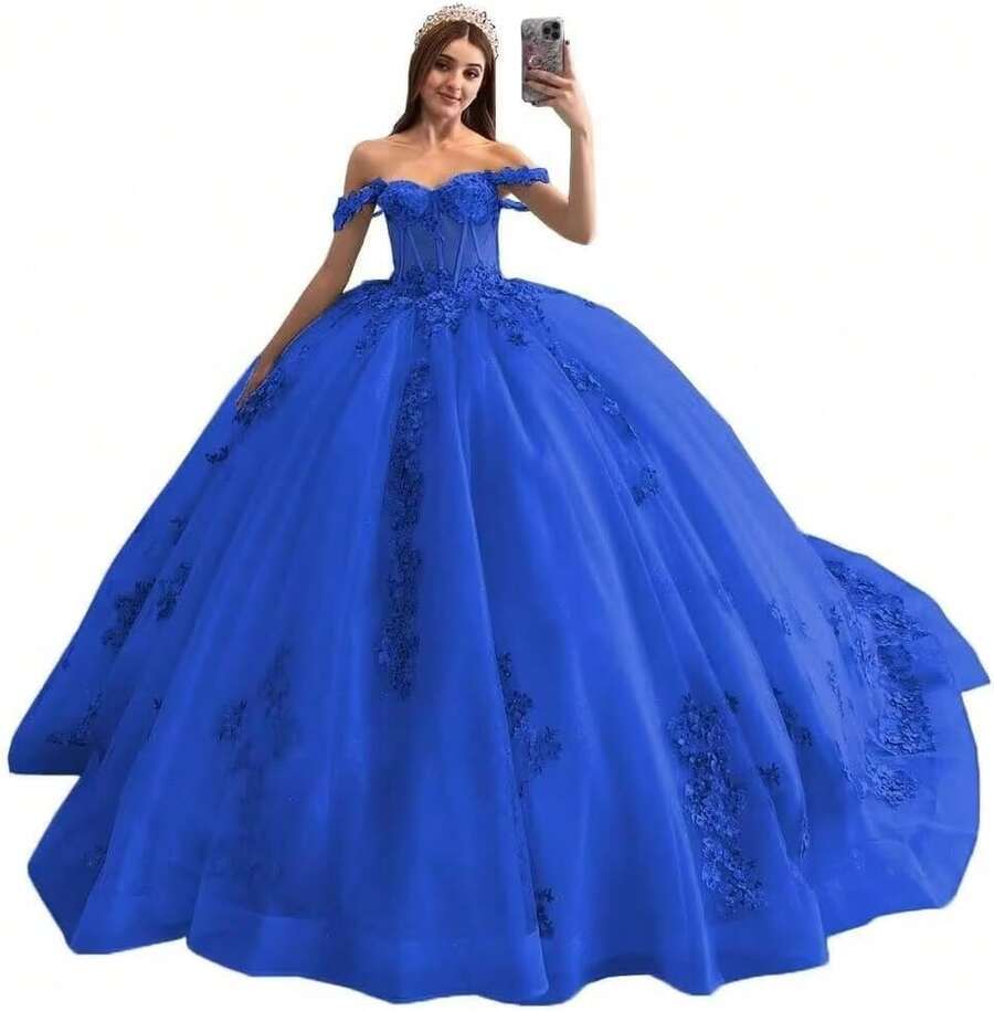 Women Plus Party Other Wear - Royal Blue - View 1