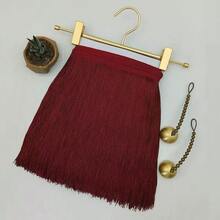 2 Yards Sewing Fringe Trim Tassel Sewing Trim Lace Polyester Fibre Tassel For Clothes Accessories Latin Wedding Dress And DIY Lamp Shade Decoration - Multicolor - View 4