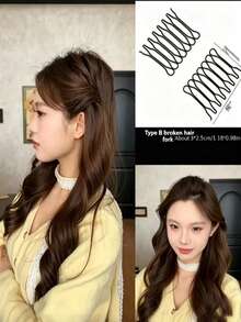Korean Style Invisible Wire Hair Clip, Deformable Fixing Hair Comb For Updo And Flyaway Hair, Bangs Hair Accessory Organizer - Multicolor - View 5
