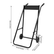 Black Multi Purposed Engine Stand Outboard Boat Motor Cart, Outboard Boat Engine Carrier For Workshops, On Cars, At Docks, On Transport Boats - Black - View 3