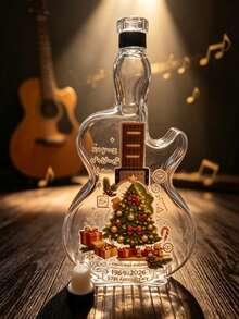 New Whiskey Bottle Guitar Shaped Luxury Cross-Border Same Style Empty Liquor Bottle Personalized High Borosilicate Glass Whiskey Small Bottle - View 9