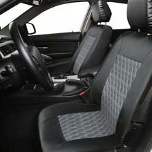 4pcs/9pcs PU Artificial Leather Car Seat Cover Set, Airbag Compatible, Breathable, Suitable For Sedan, Truck And SUV, Comfortable And Durable, Waterproof And Dust-Proof, Prevent Liquid, Stain And Dust From Dirtying Car Seats. - Type a - View 20