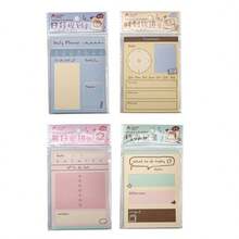 Daily Planner Sticky Notes, To‑Do List Memo Pad, Time Management Notepad, Self‑Adhesive Schedule Note Paper For Office School Supplies - one-size - View 2