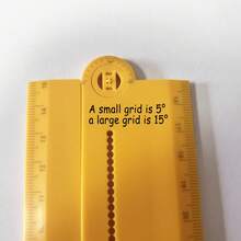 Multifunctional Ruler, Can Replace Straight Ruler, Angle Ruler, Compass For Drawing Arcs, Parallel Lines, Measuring Thickness And Font Size - A - View 3