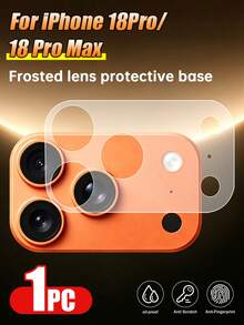 XINHONGYU 1pc 9H Nano Matte Lens Base Protector Film, Compatible With Phone 18 Pro Max/Phone 18 Pro/Phone 17 Pro Max/Pro/Air/17 Series, Anti-Fingerprint/Anti-Glare/Anti-Scratch, Precise Cut, Bubble-Free, Easy Installation, Compatible With Phone Cases, Supports Wireless Charging, Anti-Yellowing, High Definition Transparent, Durable Minimalist Camera Protection - 1pc - View 2