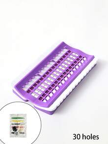 Cross Stitch Kit Storage Box Embroidery Thread Project Card 30 Slots Sewing Needle Storage Rack Craft Tools Accessories, Suitable For Sewing Room, Craft Table And DIY Studio, Sewing Accessories - Multicolor - View 16