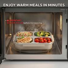 900ML 304 Stainless Steel Lunch Box With Cute Cartoon Pattern, Avoid Food Mixing, Microwave Bento Box With 3 Compartments, Portable Leak-Proof Lunch Container, Fruit Salad Food Storage Container, Meal Prep Box For Student Adult Use In School, Office - Multicolor - View 6
