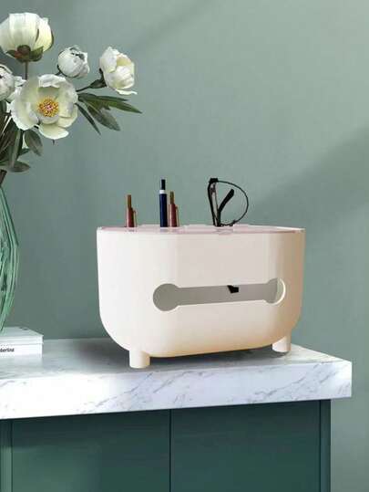 Light Luxury Multifunctional Tissue Box Remote Control Storage Organizer Box Suitable For Home Living Room Bedroom Desktop