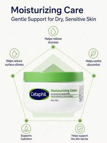 Cetaphil Moisturizing Cream, Multi-Purpose Face And Body Cream 250g, Long-Lasting Hydrating Gentle Skincare Cream, Suitable For Dry And Sensitive Skin Daily Use - 250g - View 5