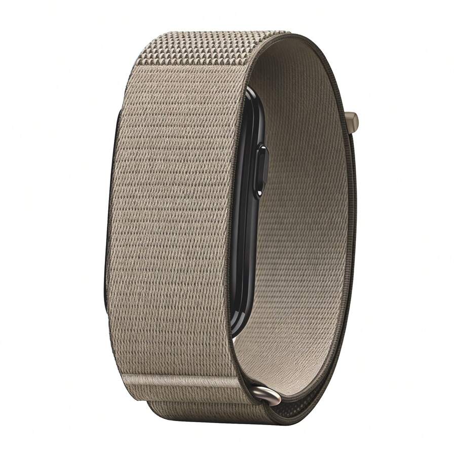 Nylon Loop Hook And Loop Band Compatible With CIRQA Smart Band Screenless Wristband - Navy Blue - View 1