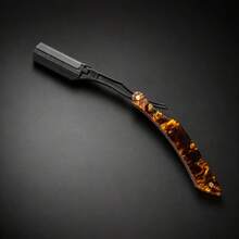 Folding Straight Razor With Tortoise Shell Handle, Barber Shaving Razor For Beard Trimming And Grooming - Safety Razor - View 1