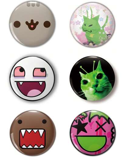 Broche de Insignia con Patrón Divertido, Insignia para Mujer, Broche de Alfiler, Encanto para Bolso, Accesorio de Ropa, Regalo Divertido para Amigos, Familia, Maestros y Compañeros de Clase
