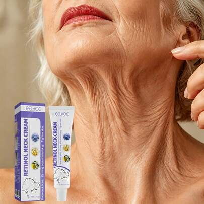 EELHOE 40ml Retinol Neck Cream - Anti-Aging Firming Neck Moisturizer For Wrinkles & Fine Lines