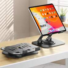 Phone Stand With Radiator Slot For Gaming, Tablet Desktop Hollow Cooling Base, Gaming Accessory - Multi-color - Interstellar Black - View 2