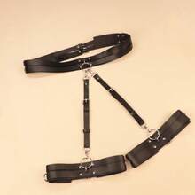 1pc Women's Punk Decorative Leg Ring Thigh Garter Belt Costume Accessories Leather Leg Strap Festival Cosplay Props - A - View 5