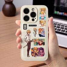 8pcs Toilet-Bound Hanako-Kun Anime Sticker Decals, 2D Cartoon DIY Notebook Scrapbooking Material, Waterproof Stickers - Multicolor - View 4
