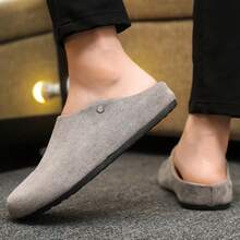 Mocassins Masculinos Novos Sapatos Casuais Versáteis Sola Macia Mocassins de Direção Sapatos Slip-On Sapatos de Pescador Sapatos Despojados Estilo Britânico Sapatos Casuais de Barco Mocassins Sapatos Planos de Lona Sapatos Masculinos Sapatos Formais Pretos Sapatos Planos (Fica Pequeno e Estreito, Escolha 2 Tamanhos Acima) - Cinza - Visão 2